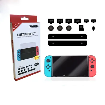 Super Game Kit Protective Accessories For Nintendo Switch host Tempered Glass Screen Protector+Host dust plug TNS-862
Super Game Kit Protective Accessories For Nintendo Switch host Tempered Glass Screen Protector+Host dust plug TNS-862