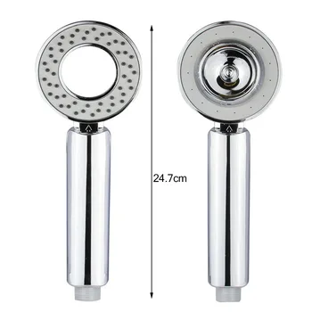 Double-sided Dual Function Shower Head Water Saving Round ABS Bath Shower High Pressure Hand Shower for Bathroom Spa
Double-sided Dual Function Shower Head Water Saving Round ABS Bath Shower High Pressure Hand Shower for Bathroom Spa