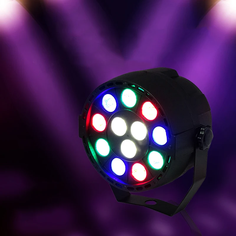 Сценическое освещение Mini 12x3W RGBW сценическое для дискотек вечерние DMX 512 | Лампы и