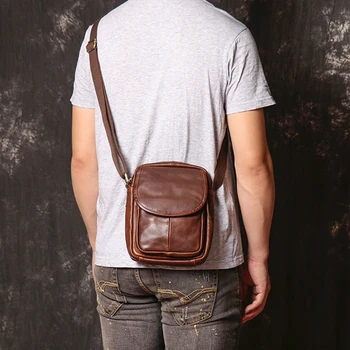 Dropshipping Big Capacity Full Grain Leather Shoulder Messenger Bag Genuine Cowhide Leather Crossbody Bags 
Dropshipping Big Capacity Full Grain Leather Shoulder Messenger Bag Genuine Cowhide Leather Crossbody Bags