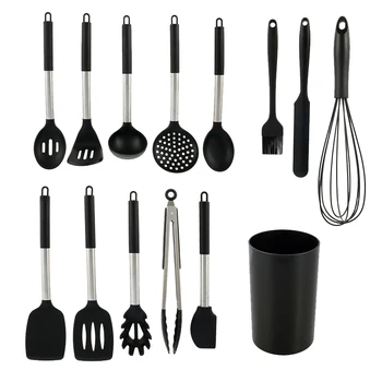 14PCS Silicone Cooking Utensils Set Non-stick Spatula Shovel Wooden Handle Cooking Tools Set With Storage Box Kitchen Tools
14PCS Silicone Cooking Utensils Set Non-stick Spatula Shovel Wooden Handle Cooking Tools Set With Storage Box Kitchen Tools