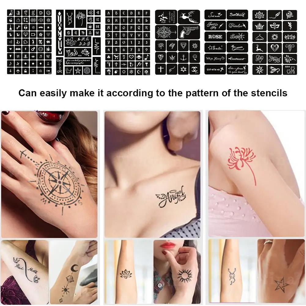 Tanio Tymczasowy zestaw do tatuażu pół-permanentny tatuaż zestaw z 171 sklep