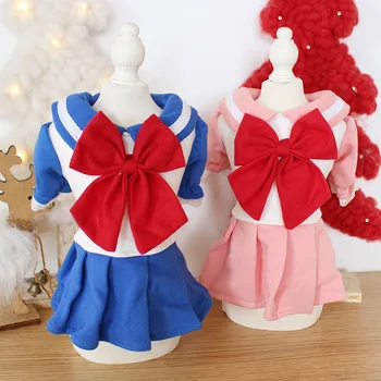 Blue Pink Colors Dresses for Dogs with Big Bow Decor 2020 Shih Tzu Pet Skirts Winter Pretty Girl Pleated Skirt Dog Clothes
Blue Pink Colors Dresses for Dogs with Big Bow Decor 2020 Shih Tzu Pet Skirts Winter Pretty Girl Pleated Skirt Dog Clothes