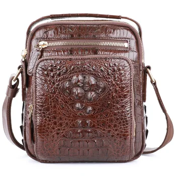 Exotic Genuine Crocodile Skin Men's Small Summer Purse Single Cross Shoulder Bag Authentic Alligator Leather Male Mini Handbag
Exotic Genuine Crocodile Skin Men's Small Summer Purse Single Cross Shoulder Bag Authentic Alligator Leather Male Mini Handbag