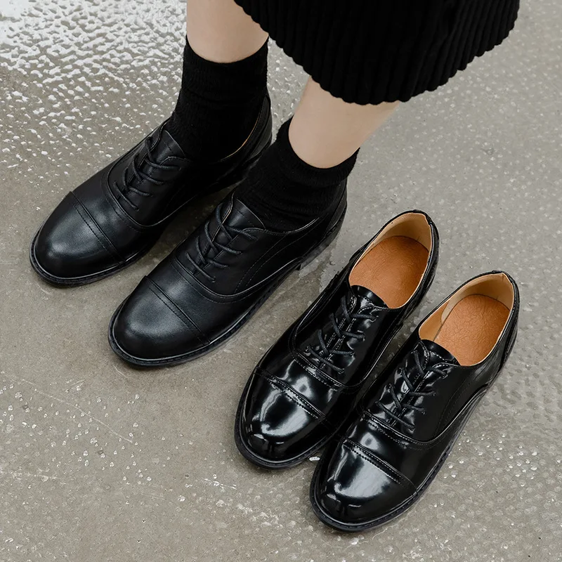 Small 33 WOMEN'S Shoes Spring round Head Single Shoes Women's Versatile British-Style Large Size 40 Small Leather Shoes Flat Loa
Small 33 WOMEN'S Shoes Spring round Head Single Shoes Women's Versatile British-Style Large Size 40 Small Leather Shoes Flat Loa