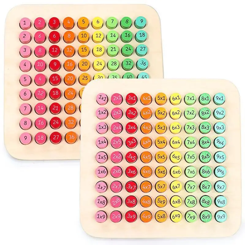 Wooden 9 * 9 Multiplication Table Montessori Early Education Early Childhood Educational Toys Gift Elementary School Mathematics
Wooden 9 * 9 Multiplication Table Montessori Early Education Early Childhood Educational Toys Gift Elementary School Mathematics