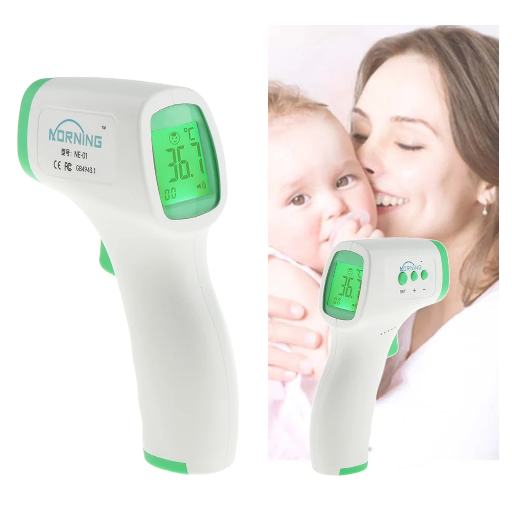 Non-contact Infrared Baby Thermometer Digital Forehead Body Thermometer 32-42 ℃ Non-contact Infrared Baby Thermometer Digital Forehead Body Thermometer 32-42 ℃
