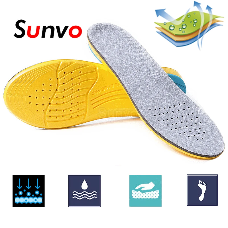 Sunvo 1Pair Velvet Sport Running Shoes Insole Sweat Absorption Shock Absorption Shoe Pads Inserts Breathable Memory Foam Insoles
Sunvo 1Pair Velvet Sport Running Shoes Insole Sweat Absorption Shock Absorption Shoe Pads Inserts Breathable Memory Foam Insoles