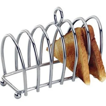 Stainless Steel Bread Rack 6 Slices Toaster Kitchen Cookware Tableware 
Stainless Steel Bread Rack 6 Slices Toaster Kitchen Cookware Tableware