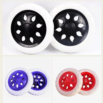 2PCS/Set Shopping Cart Wheel Replacement with Button Lock, 16cm Diameter, Rubber Foaming Wheel Casters, Black, Blue, Red
2PCS/Set Shopping Cart Wheel Replacement with Button Lock, 16cm Diameter, Rubber Foaming Wheel Casters, Black, Blue, Red