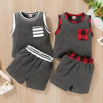 PatPat 2020 New Summer Baby Solid Sleeveless Tank and Shorts Set with Pocket Baby Toddler Boy Sets Baby Boy Clothes
PatPat 2020 New Summer Baby Solid Sleeveless Tank and Shorts Set with Pocket Baby Toddler Boy Sets Baby Boy Clothes