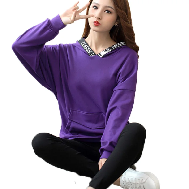 2019 autumn Oversized hoodie for women sweatshirt plus size pullover with Long-sleeved loose female clothes purple sweatshirt
2019 autumn Oversized hoodie for women sweatshirt plus size pullover with Long-sleeved loose female clothes purple sweatshirt
