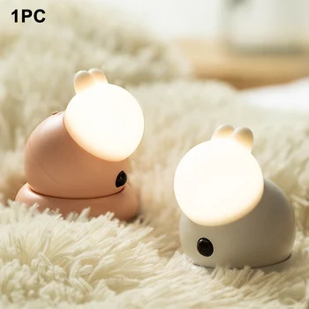 LED Night Light Mini Hotel Eye Protection Human Body Induction USB Charging Magnetic Adsorption Home Cute Rabbit Battery Powered
LED Night Light Mini Hotel Eye Protection Human Body Induction USB Charging Magnetic Adsorption Home Cute Rabbit Battery Powered