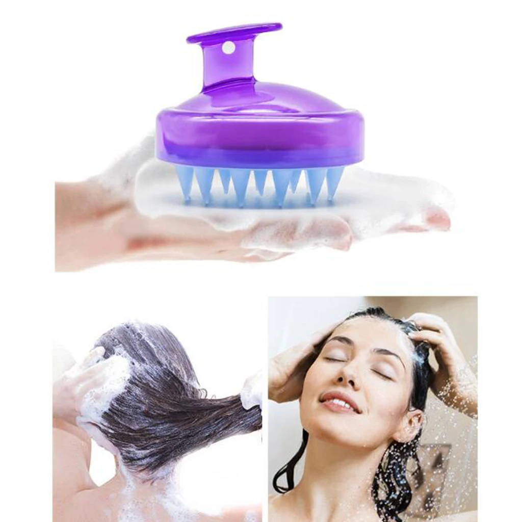 Scalp Massaging Shampoo Brush - Handheld Vibrating Massager, Water-Resistant Device Scalp Massaging Shampoo Brush - Handheld Vibrating Massager, Water-Resistant Device