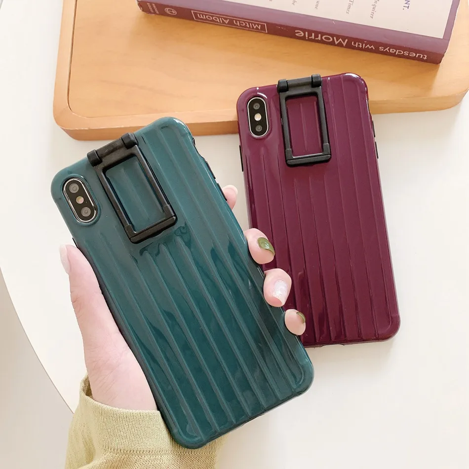 For iPhone 7 Plus XR X XS Max Case Personality Green Trolley Suitcase Phone Case For iPhone 8 Plus 6 6s Soft Silicone TPU Cover
For iPhone 7 Plus XR X XS Max Case Personality Green Trolley Suitcase Phone Case For iPhone 8 Plus 6 6s Soft Silicone TPU Cover