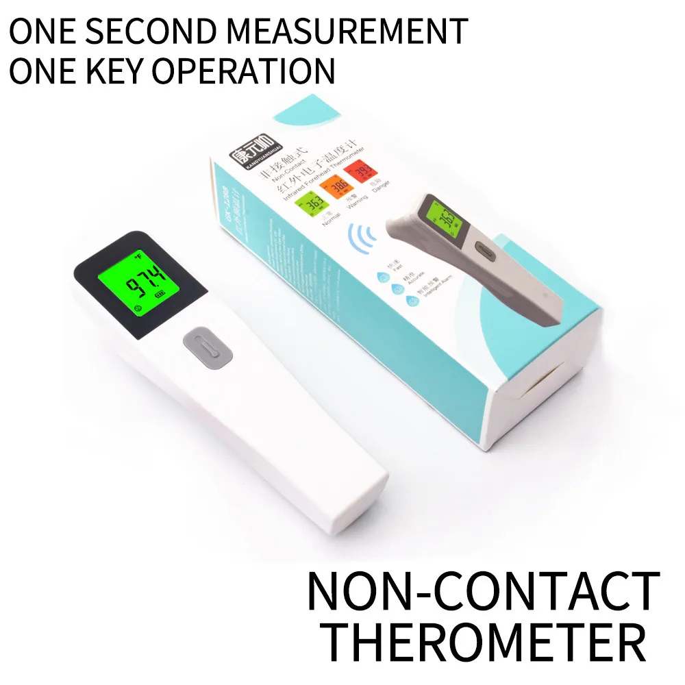 CE FDA Термометр для малышей ЖК дисплей Бесконтактный тела ИК детей температуры лба