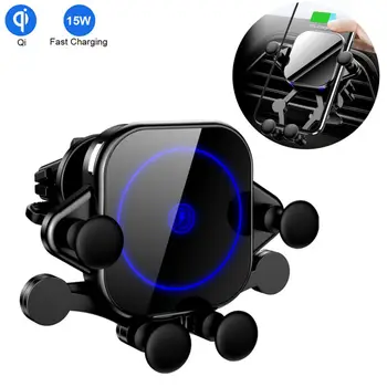 Wireless Car Charger 15W Qi Fast Wireless Charging Automatic Clamping Air Vent Phone Holder For iPhone 11 X For Samsung S10 S9
Wireless Car Charger 15W Qi Fast Wireless Charging Automatic Clamping Air Vent Phone Holder For iPhone 11 X For Samsung S10 S9