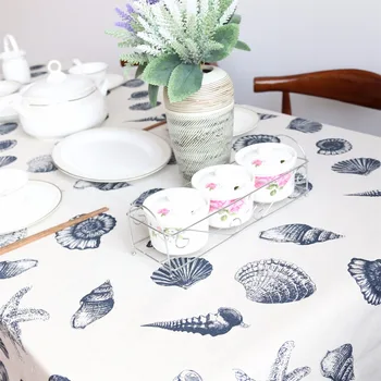 Tablecloth Shell Ocean Style Table Cover Linen Cotton European Tablecloths Rectangular 9 Sizes
Tablecloth Shell Ocean Style Table Cover Linen Cotton European Tablecloths Rectangular 9 Sizes