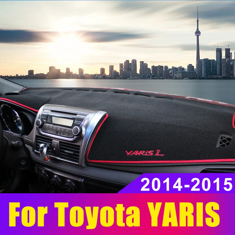 Car Dashboard Avoid Light Pad Instrument Platform Desk Cover Mats Carpets Anti-UV LHD for Toyota YARIS L 2014 2015 Accessories
Car Dashboard Avoid Light Pad Instrument Platform Desk Cover Mats Carpets Anti-UV LHD for Toyota YARIS L 2014 2015 Accessories