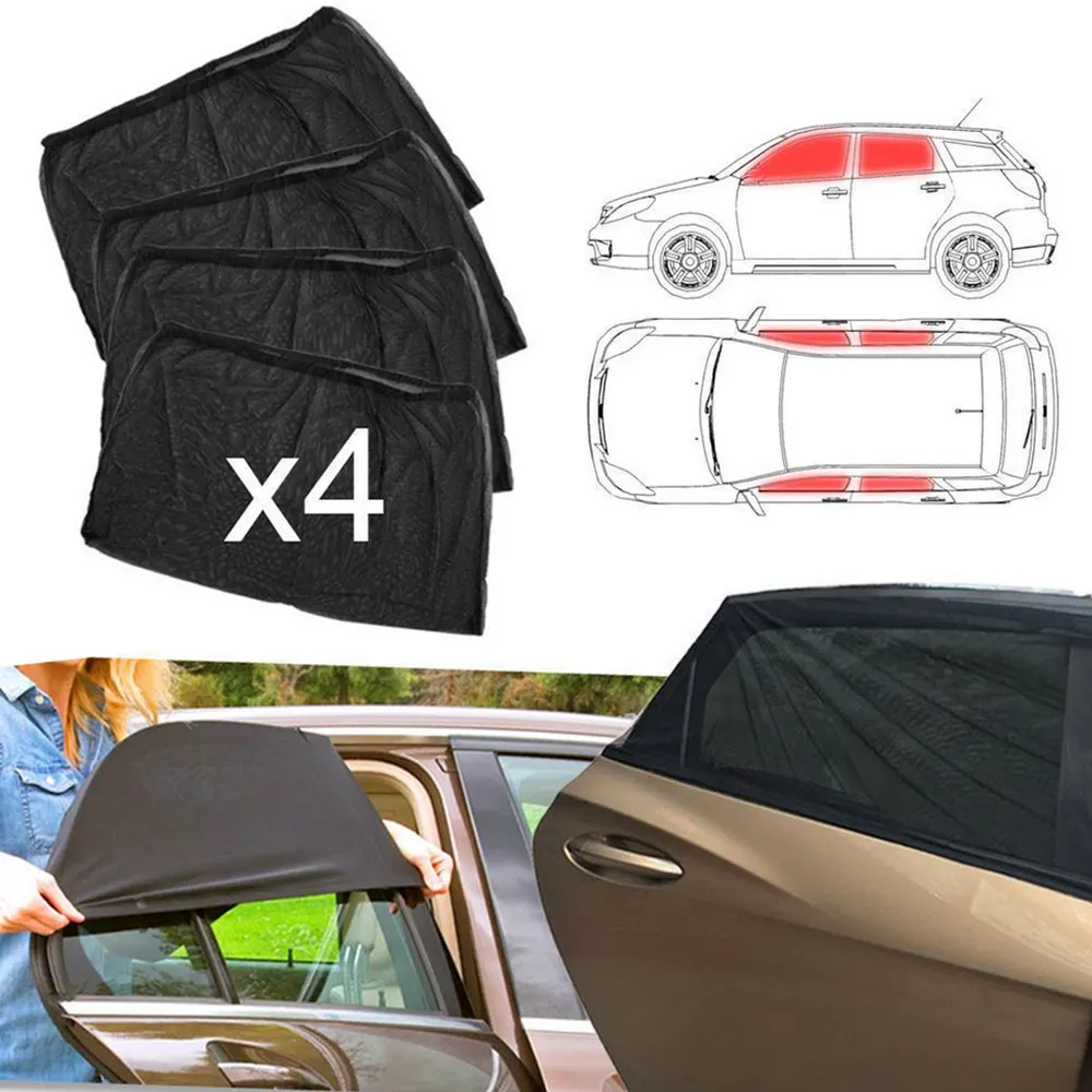 New 2pcs/4pcs Car Window Cover Sunshade Curtain UV Protection Shield Sunshade Shield Window Protector Window Car Accessories
New 2pcs/4pcs Car Window Cover Sunshade Curtain UV Protection Shield Sunshade Shield Window Protector Window Car Accessories