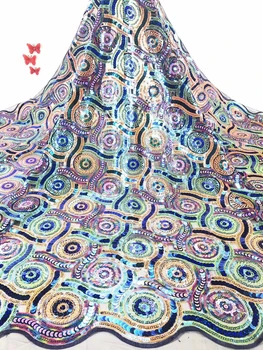 2019 Latest African Lace Fabric High Quality French Net Embroidery Dark Blue Sequins Tulle Lace Fabric For Nigerian Party Dress
2019 Latest African Lace Fabric High Quality French Net Embroidery Dark Blue Sequins Tulle Lace Fabric For Nigerian Party Dress