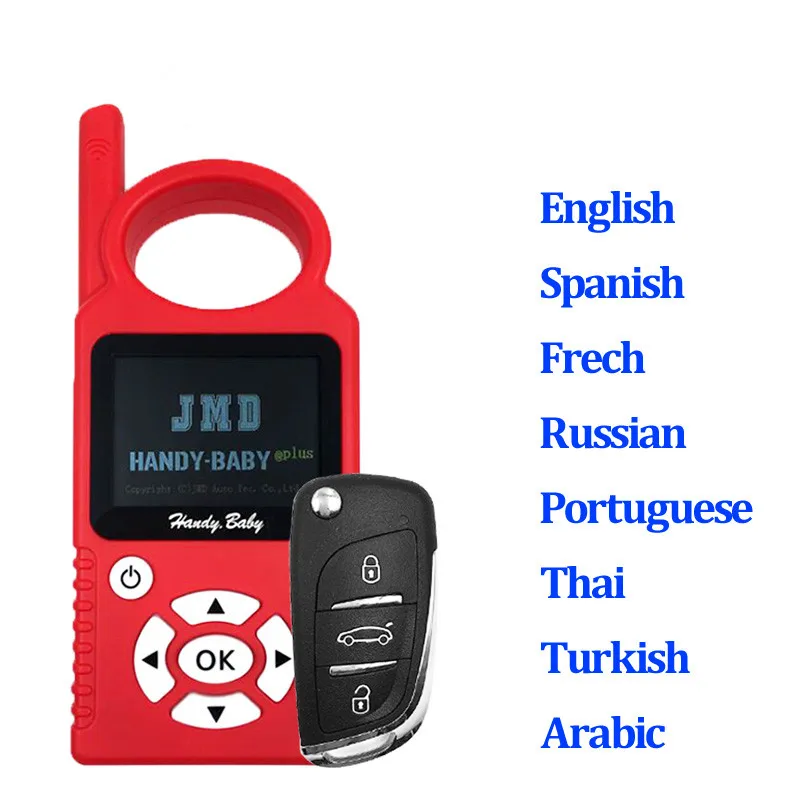 JMD Handy Baby Auto Key Programmer for 4D/46/48 Chips Handy Baby New Generation Auto Key Programmer support Multi-languag
JMD Handy Baby Auto Key Programmer for 4D/46/48 Chips Handy Baby New Generation Auto Key Programmer support Multi-languag