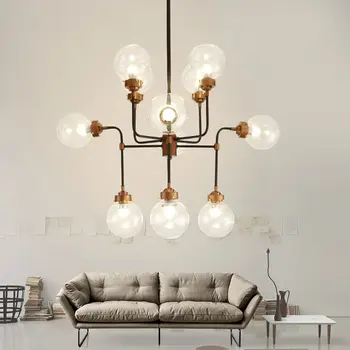 Nordic Glass Chandelier Light Fixtures Black Design Led Lamp Modern Living Room Kitchen Bedoom Home Decor Lighting Metal E27
Nordic Glass Chandelier Light Fixtures Black Design Led Lamp Modern Living Room Kitchen Bedoom Home Decor Lighting Metal E27