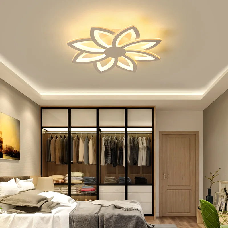 

Master Bedroom Ceiling Light Warm Romantic Creative Children's Room Lamp Simple Modern Living Room Wedding Room Led Ceiling Lamp