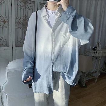 Men's shirt 2019 autumn and winter new stitching handsome loose long-sleeved shirt youth personality fashion men's clothing
Men's shirt 2019 autumn and winter new stitching handsome loose long-sleeved shirt youth personality fashion men's clothing