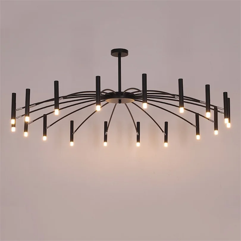 Designer Black Chandelier Modern Lighting Simple Iron Home Deco Lustre Suspension Living Room Bedroom Dining Room Light Fixtures
Designer Black Chandelier Modern Lighting Simple Iron Home Deco Lustre Suspension Living Room Bedroom Dining Room Light Fixtures