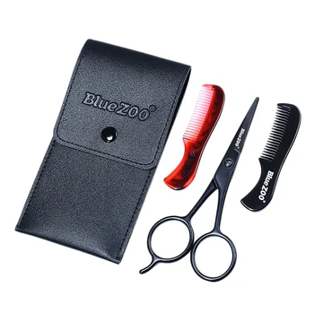3pcs Men's Beard Mustache Nose Hair Trimming Scissors Shaping Combs Set Curved Mustache Nose Ear Hair Remover Scissor Trimmer 
3pcs Men's Beard Mustache Nose Hair Trimming Scissors Shaping Combs Set Curved Mustache Nose Ear Hair Remover Scissor Trimmer