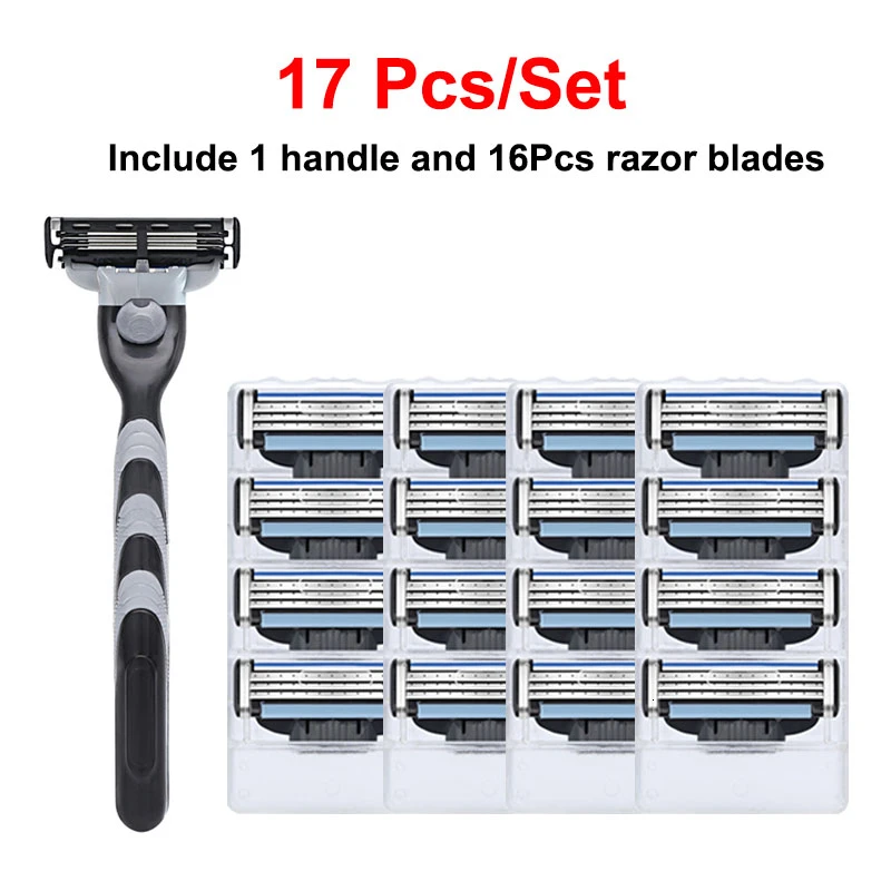 Men Manual shaving razor holder with replaceable blade compatibility with for Gillettee Machh3 handle Turboo shaving cassettes
Men Manual shaving razor holder with replaceable blade compatibility with for Gillettee Machh3 handle Turboo shaving cassettes