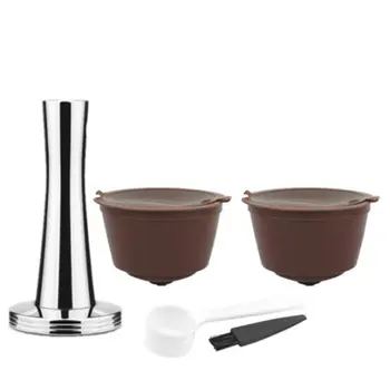 Powder Hammer Set Capsule Coffee Filter Repeat Cycle with 1x Spoon and 1x Brush and 1x Tamper 
Powder Hammer Set Capsule Coffee Filter Repeat Cycle with 1x Spoon and 1x Brush and 1x Tamper