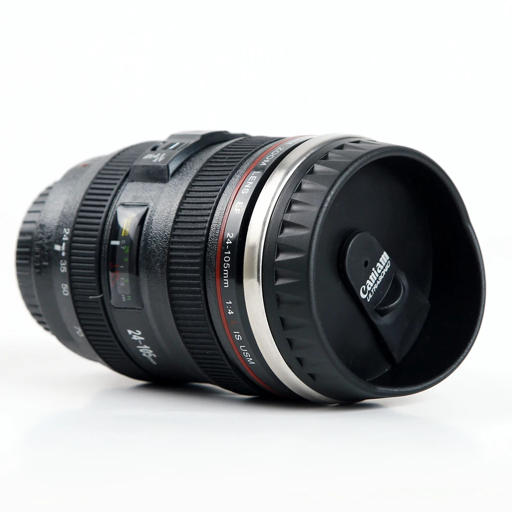 400ML Durable Stainless Steel Vacuum Flasks Camera Lens Mug Cup Travel Coffee Mug Cup Water Coffee Tea Camera Lens Cup With Lid
400ML Durable Stainless Steel Vacuum Flasks Camera Lens Mug Cup Travel Coffee Mug Cup Water Coffee Tea Camera Lens Cup With Lid