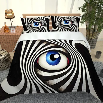 2020 Hot Style Bedding Set 3d Digital Eye Pattern 2/3pcs Duvet Cover Set Single Twin Double Full Queen King Bedding
2020 Hot Style Bedding Set 3d Digital Eye Pattern 2/3pcs Duvet Cover Set Single Twin Double Full Queen King Bedding
