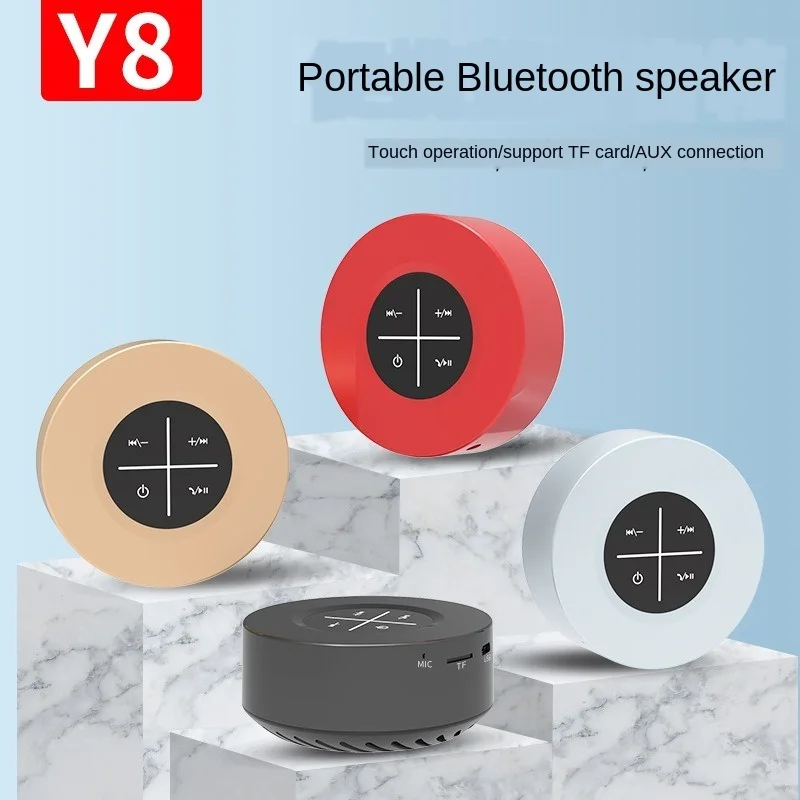 Y8 Wireless Bluetooth Mini Speaker Outdoor Mini Audio Card Insertable Touch Screen Portable Subwoofer Small Speaker
Y8 Wireless Bluetooth Mini Speaker Outdoor Mini Audio Card Insertable Touch Screen Portable Subwoofer Small Speaker