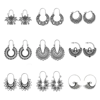 docona Vintage Antique Gold Hollow Flower Drop Dangle Earring for Women Metal Geometric Hook Earrings Brincos Party Jewelry
docona Vintage Antique Gold Hollow Flower Drop Dangle Earring for Women Metal Geometric Hook Earrings Brincos Party Jewelry