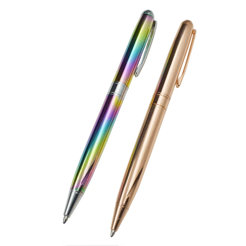 Rainbow Colorful Pen Metal Ballpoint Pen 0.7 mm Nib Balck Blue Refill Writing Tools Office School Supplies Stationery Gift
Rainbow Colorful Pen Metal Ballpoint Pen 0.7 mm Nib Balck Blue Refill Writing Tools Office School Supplies Stationery Gift