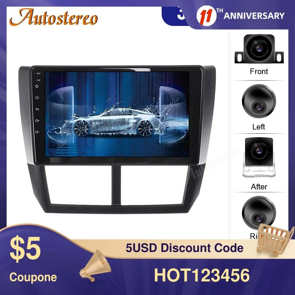 Android 10.0 6+128G 360 CAM For Subaru Forester WRX 2008-2014 Car Radio GPS Multimedia Player Carplay Auto Navigation Head Unit
Android 10.0 6+128G 360 CAM For Subaru Forester WRX 2008-2014 Car Radio GPS Multimedia Player Carplay Auto Navigation Head Unit