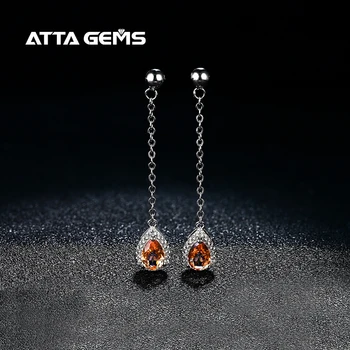 

Zultanite Sterling Silver Earring COLOR CHANGE stone S925 Women's Earring Turkish Created Diaspore Pear Cut Birthday Gifts