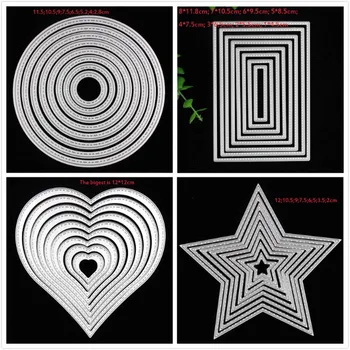 ZFPARTY Square Round Star Frame Metal Cutting Dies Stencils for DIY Scrapbooking/photo album Decorative Embossing DIY Paper Card
ZFPARTY Square Round Star Frame Metal Cutting Dies Stencils for DIY Scrapbooking/photo album Decorative Embossing DIY Paper Card