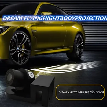 Automotive led chassis projection lamp angel wing welcome lamp refit universal decorative light blanket wing laser lamp
Automotive led chassis projection lamp angel wing welcome lamp refit universal decorative light blanket wing laser lamp