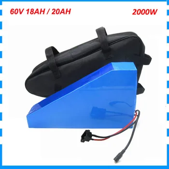2000W 60V 20AH Triangle battery 1500W 60 V 18AH lithium ion Electric bike bateria with free bag 5A Charger
2000W 60V 20AH Triangle battery 1500W 60 V 18AH lithium ion Electric bike bateria with free bag 5A Charger