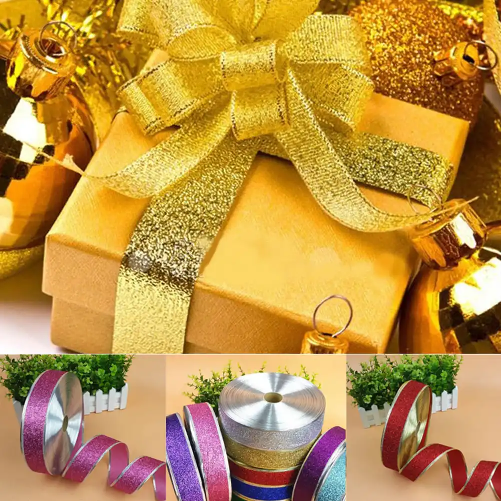 for handmade diy gift wrap packing belt bow christmas decoration