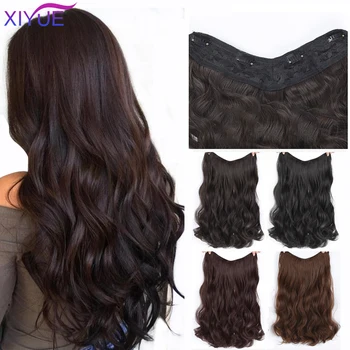 XIYUE Long Wavy Culry U-Shaped Half Wig for Women Natural Female Long Black Brown Wigs Heat Resistant Synthetic Fake Hair 
XIYUE Long Wavy Culry U-Shaped Half Wig for Women Natural Female Long Black Brown Wigs Heat Resistant Synthetic Fake Hair