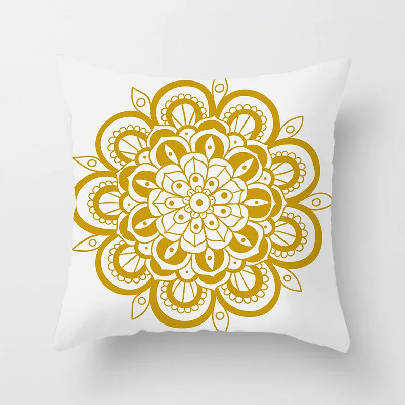 TTLIFE Gold Stamping Mandala Black Printed Pillow Cover Mandala Floral Cushion Cover Pillows for Sofa Car Bedroom Decor
TTLIFE Gold Stamping Mandala Black Printed Pillow Cover Mandala Floral Cushion Cover Pillows for Sofa Car Bedroom Decor