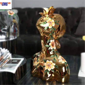 HALF-LENGTH PORTRAIT ABSTRACTION FIGURE DECORATION MODERN SIMPLE THE STORE WINDOW COLORED DRAWING PLATING SCULPTURE X2176
HALF-LENGTH PORTRAIT ABSTRACTION FIGURE DECORATION MODERN SIMPLE THE STORE WINDOW COLORED DRAWING PLATING SCULPTURE X2176