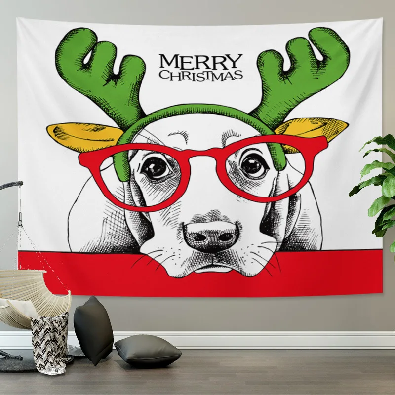 Christmas Tapestry Cartoon Santa Clause Printing Home Wall Decoration Elk Wall Hanging Animal for Christmas Party Beach Throw
Christmas Tapestry Cartoon Santa Clause Printing Home Wall Decoration Elk Wall Hanging Animal for Christmas Party Beach Throw
