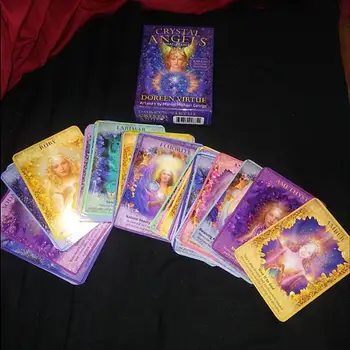 Tarot Card 44PCS Crystal Angel Oracle Cards Durable Fashionable Tarot Cards With Beautiful Painting Table Game Party Props
Tarot Card 44PCS Crystal Angel Oracle Cards Durable Fashionable Tarot Cards With Beautiful Painting Table Game Party Props