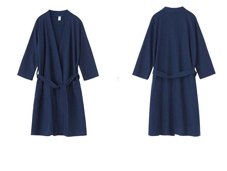 Waliicorners Autumn couple bathrobe thin section quick-drying absorbent for men and women for Bridesmaid Robes solid color couple bathrobe 21 H926291e7eefc43e1bc74a1a7b92635df5